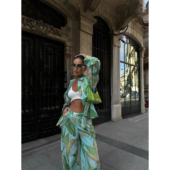 223133 TOPTAN DESENLİ PANTOLON TAKIM