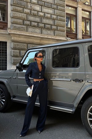 223136 TOPTAN LACİVERT PANTOLON TAKIM