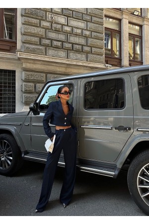 223136 TOPTAN LACİVERT PANTOLON TAKIM