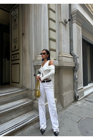 223137 TOPTAN BEYAZ BLUZ