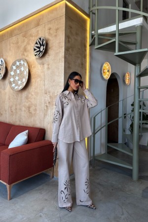 223146 TOPTAN VİZON PANTOLON TAKIM