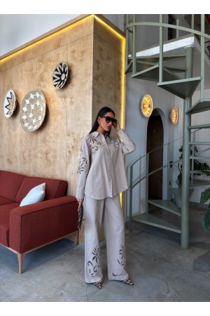 223146 TOPTAN VİZON PANTOLON TAKIM