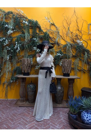 223148 TOPTAN BEYAZ ELBİSE