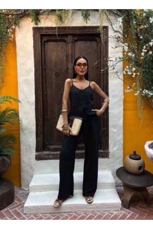 223152 TOPTAN SİYAH PANTOLON TAKIM