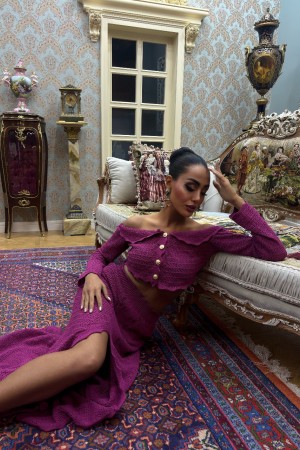 223157 fuchsia Skirt