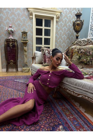 223157 TOPTAN FUŞYA ETEK TAKIM