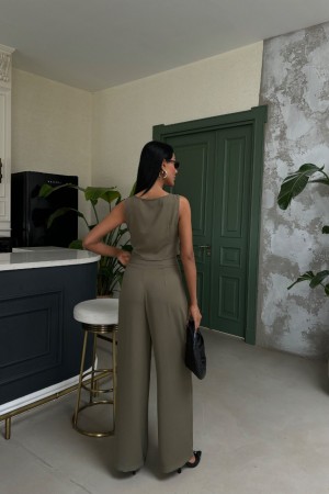 223165 TOPTAN HAKİ PANTOLON TAKIM