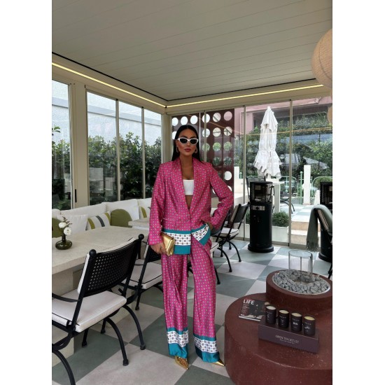 223168 TOPTAN DESENLİ PANTOLON TAKIM