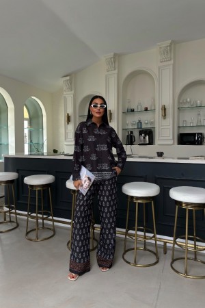 223178 black Pants suit