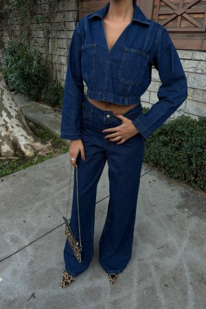 223180 TOPTAN LACİVERT PANTOLON TAKIM