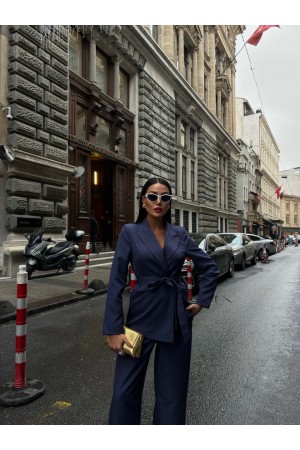 223181 TOPTAN SİYAH PANTOLON TAKIM