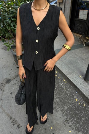 223185 black Pants suit