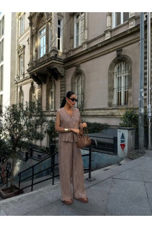 223186 TOPTAN VİZON PANTOLON TAKIM