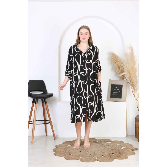 223239 patterned DRESS