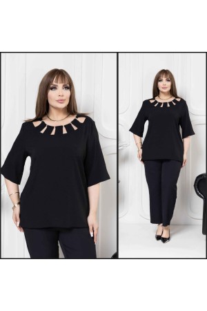223249 TOPTAN SİYAH BLUZ