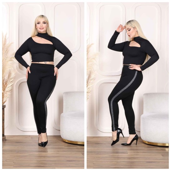 223250 TOPTAN SİYAH TAYT