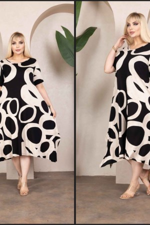 223256 patterned DRESS