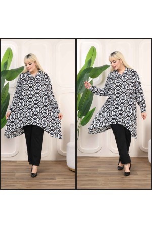 223261 TOPTAN DESENLİ TUNİK