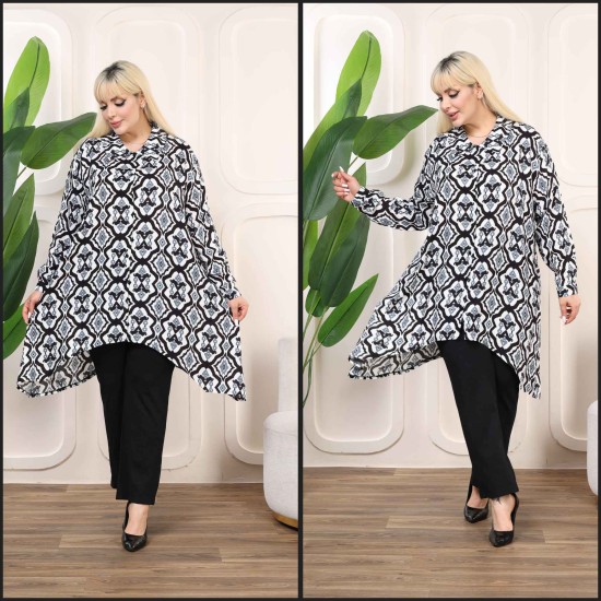 223261 TOPTAN DESENLİ TUNİK