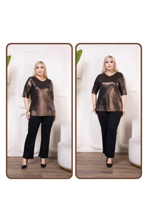 223267 TOPTAN KAHVE BLUZ