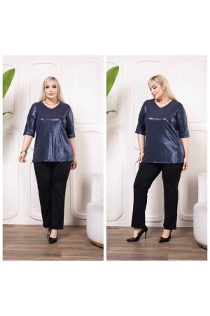 223269 TOPTAN LACİVERT BLUZ