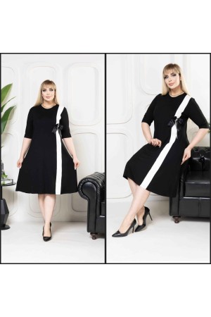 223270 TOPTAN SİYAH ELBİSE