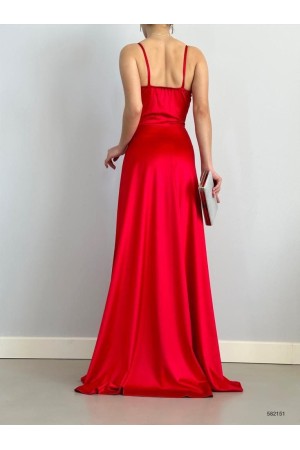 223294 TOPTAN KIRMIZI ABİYE