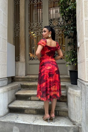 223304 patterned DRESS