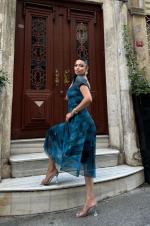 223305 patterned DRESS