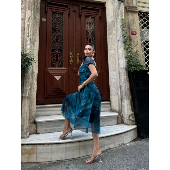 223305 patterned DRESS