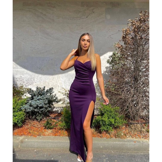 223311 purple Evening dress