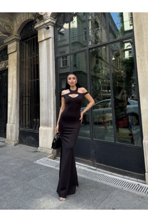 223321 TOPTAN SİYAH ABİYE