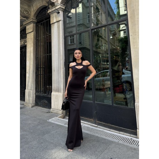 223321 black Evening dress