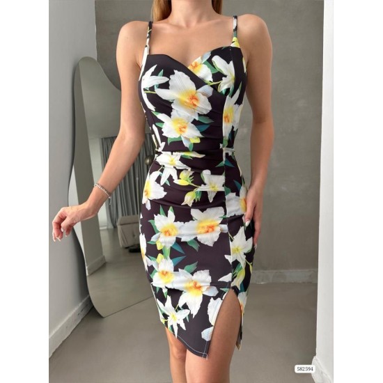 223323 patterned DRESS
