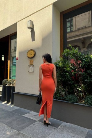 223369 pomegranate flower Evening dress