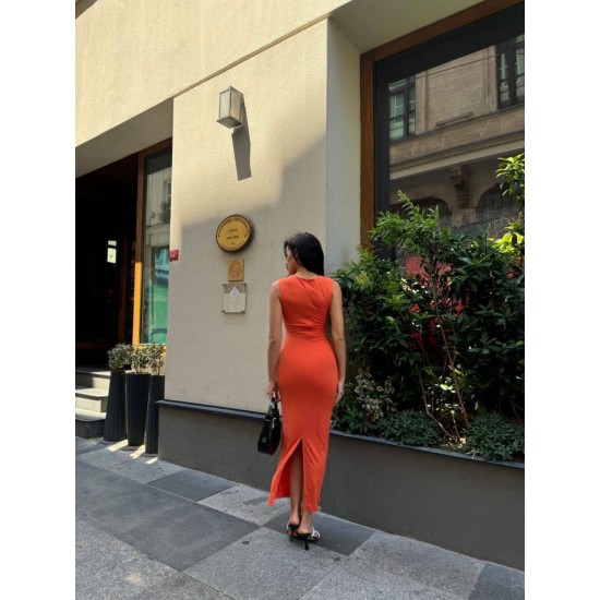 223369 pomegranate flower Evening dress