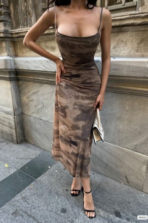 223387 patterned DRESS