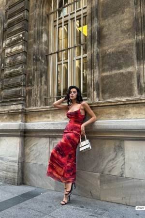 223389 patterned DRESS