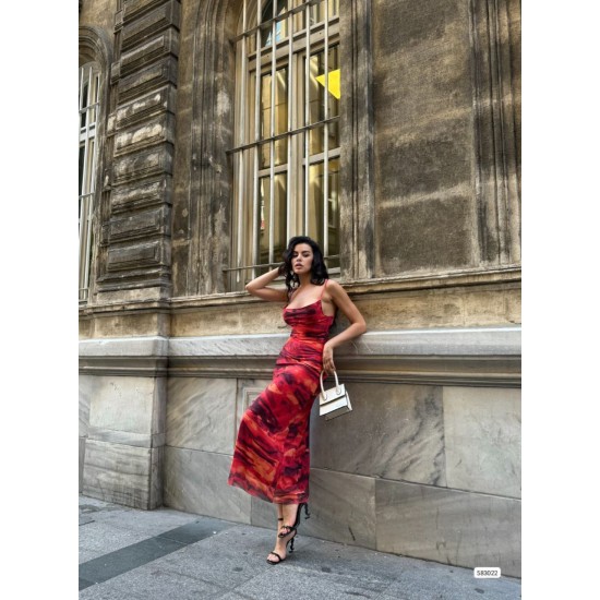 223389 patterned DRESS