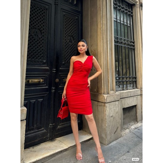 223402 red Evening dress