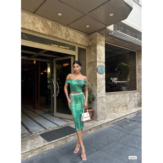 223465 TOPTAN DESENLİ ETEK TAKIM