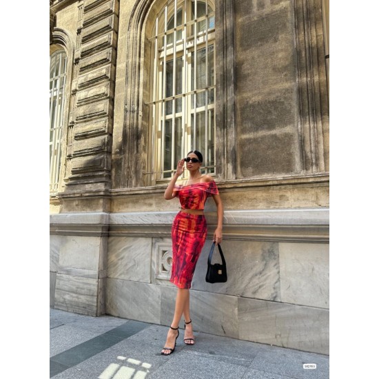 223467 TOPTAN DESENLİ ETEK TAKIM