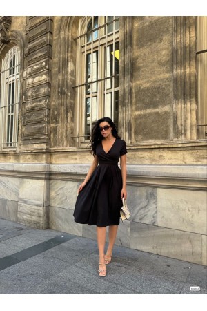 223469 TOPTAN SİYAH ELBİSE