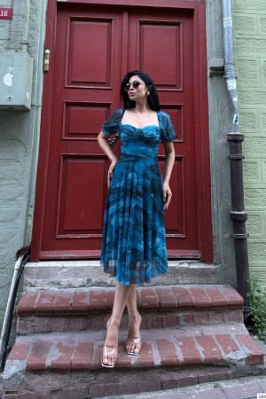 223490 patterned DRESS