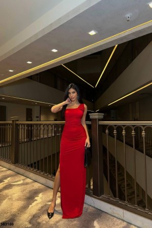 223493 red Evening dress
