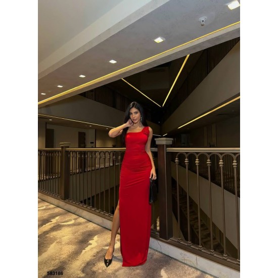 223493 red Evening dress
