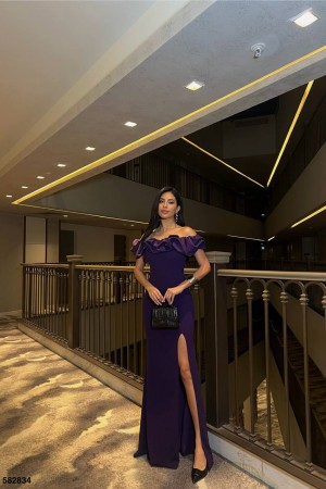 223504 purple Evening dress