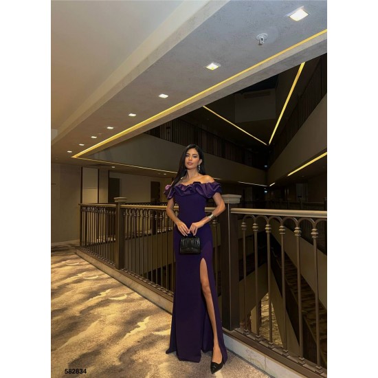 223504 purple Evening dress