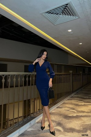 223509 Navy blue DRESS