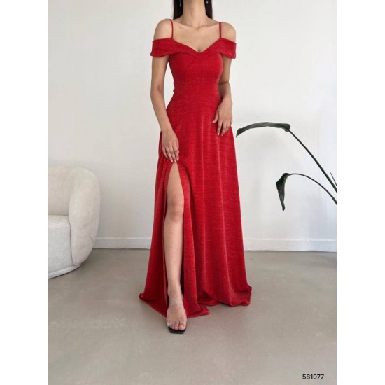 223530 TOPTAN KIRMIZI ABİYE